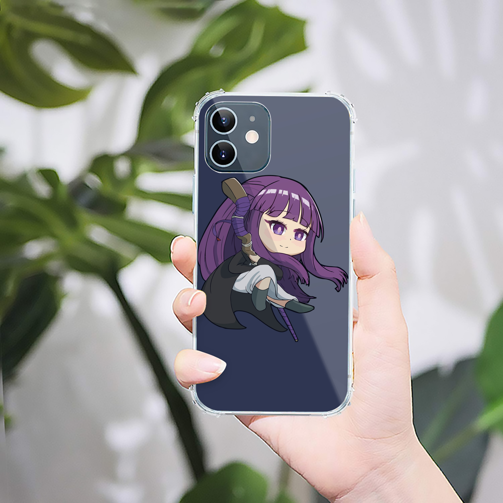（画像用） 葬送のフリーレン Frieren 【iPhone 12シリーズ対応】透明スマホケース（クリアソフトケース）